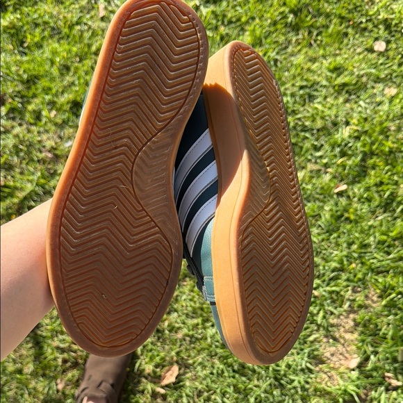 Adidas Forest Green Sneakers with White Accents - Picture 3 of 3